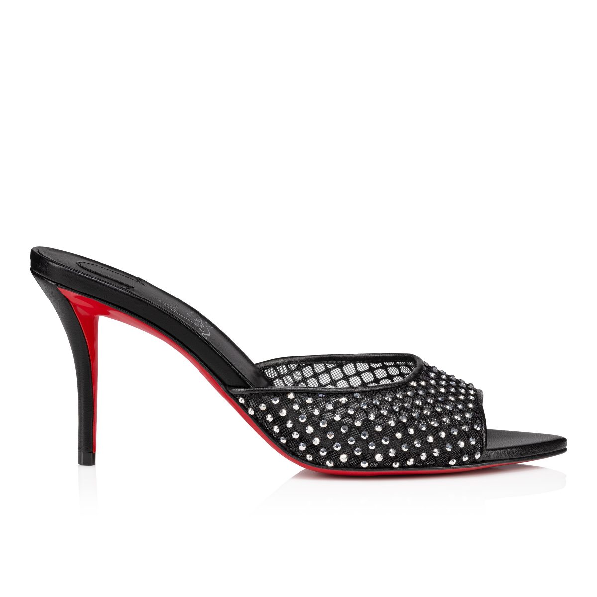 Christian Louboutin Schuhe Shop – Christian Louboutin apostropha mule mesh strass – 3240795b803 Designer-Schuhe